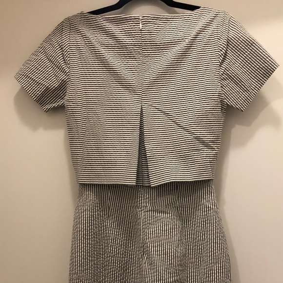 HPπ₯ NWT Banana Republic Seersucker Layered Dress - Picture 7 of 8